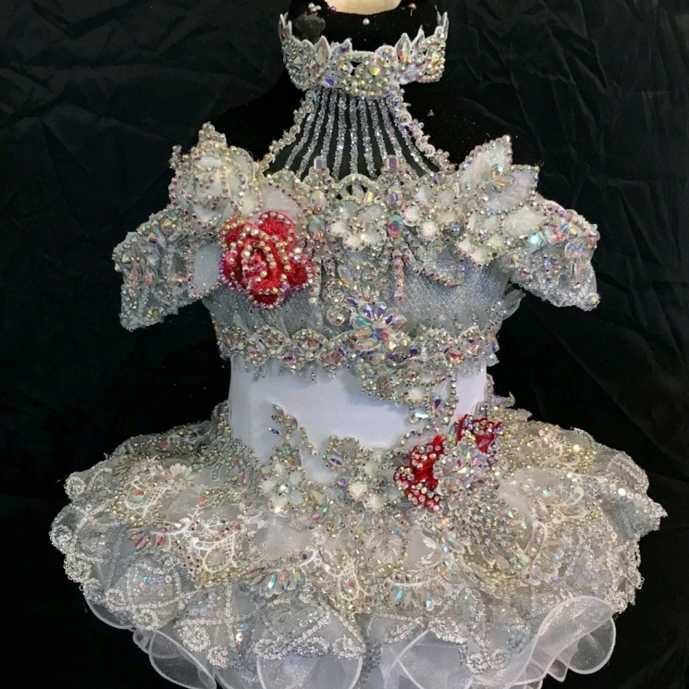 Girls Pageant Dress 4t - Picture 5 of 5